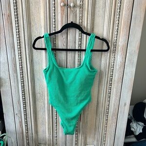 Vibrant Green One-Piece Swimsuit